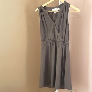 100% Silk, Cynthia Rowley faux-wrap dress.